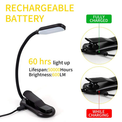 USB Rechargeable LED Book Light