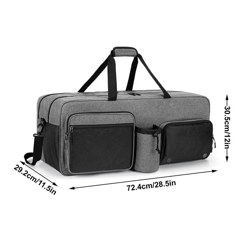 Separate Ventilated Shoe Compartment Tennis Duffel Bag