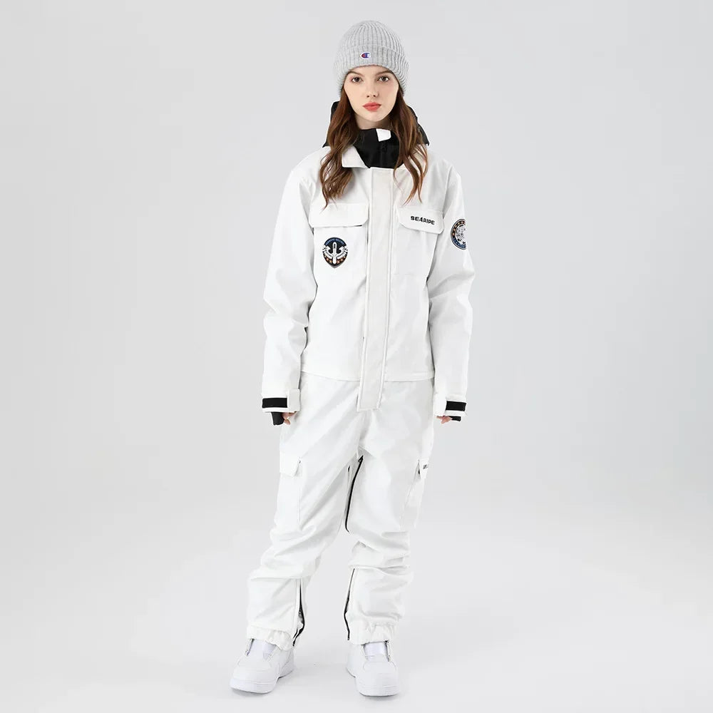 Warmer, einteiliger Skioverall für Damen und Herren