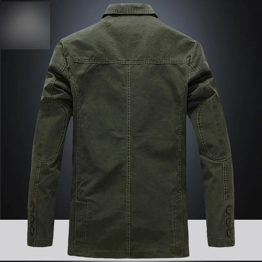Men's korean style Three Button Cotton Blazer