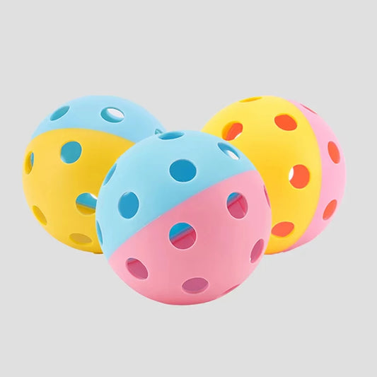 Pickleball lumineux élastique multicolore durable