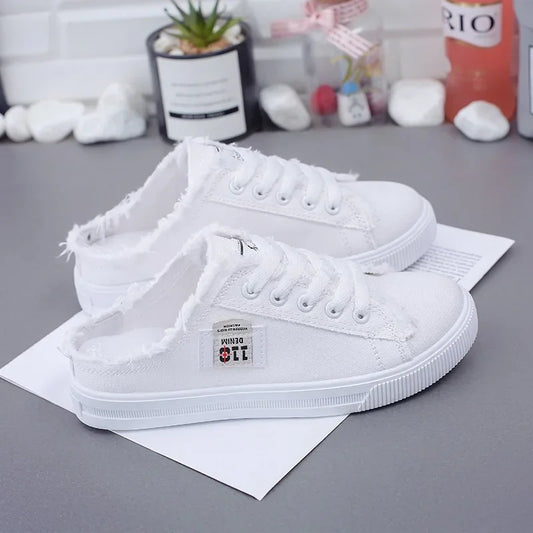 Women's Lace-Up Canvas Shoes