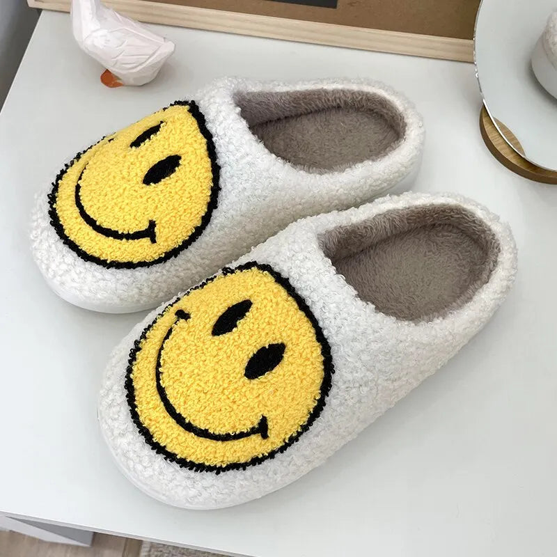 Smiley Pattern Slippers