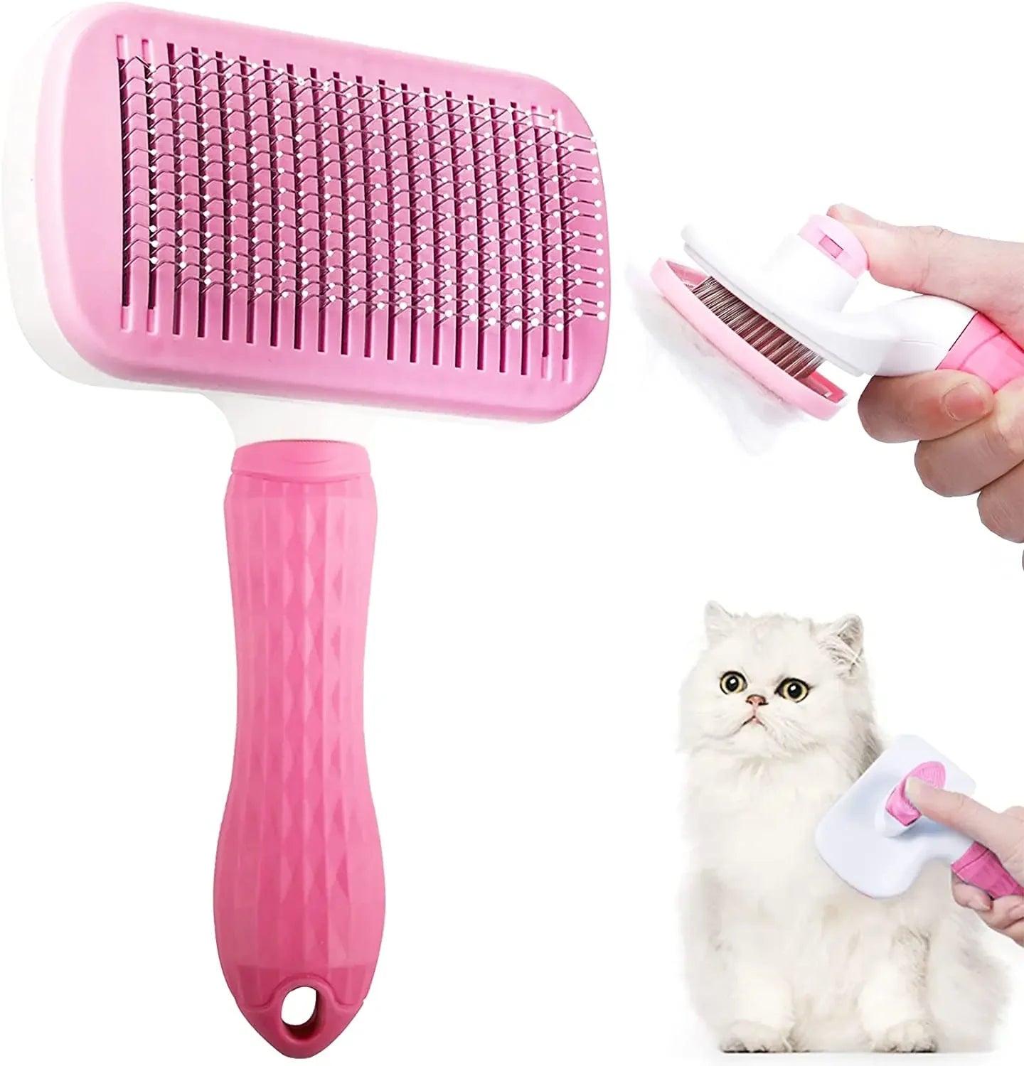 Stainless Steel Pet Hair Remover Brush