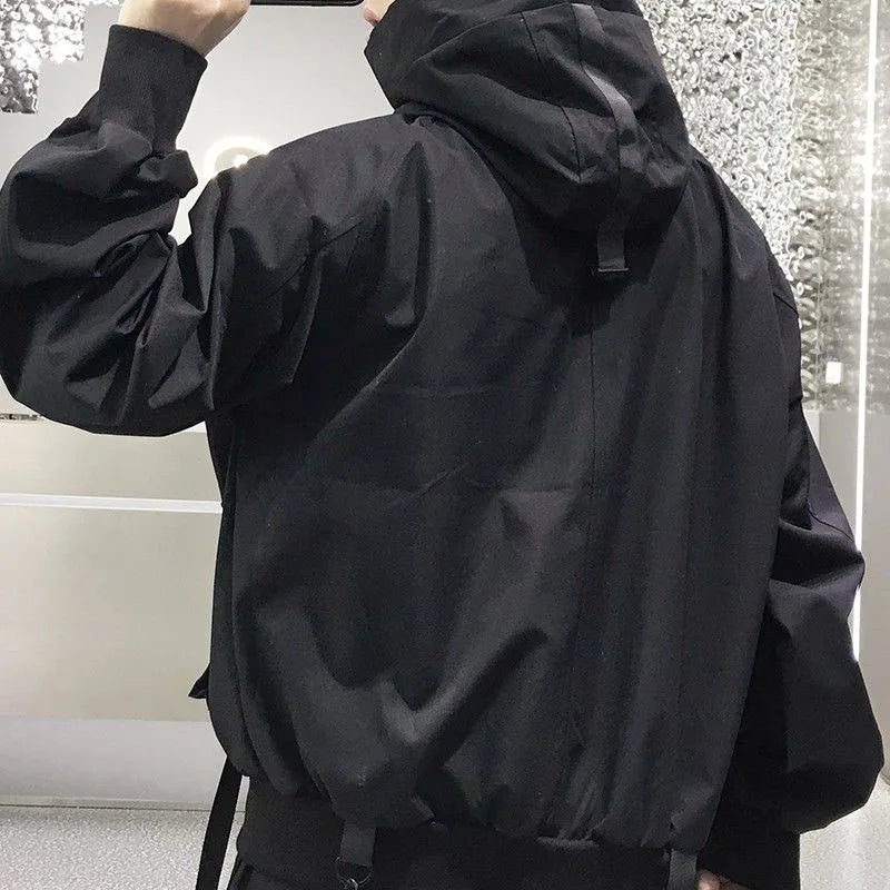 Streetwear hooded coat