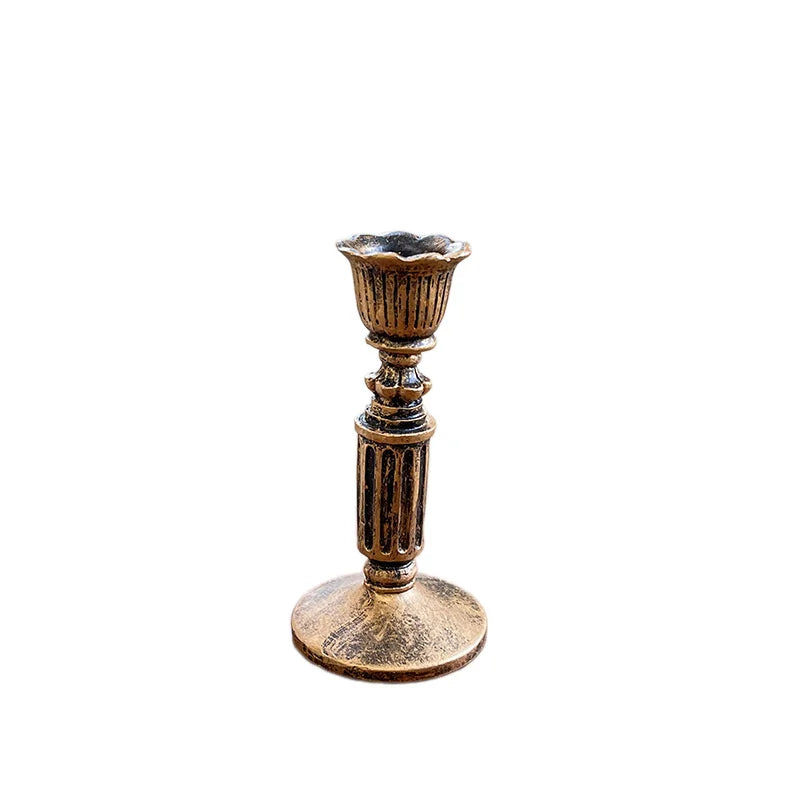 Vintage Candle Holders Centerpiece Decor