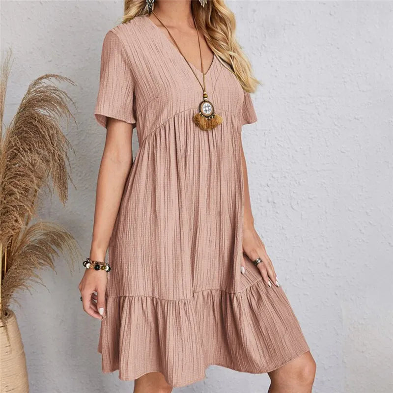 a line summer dress