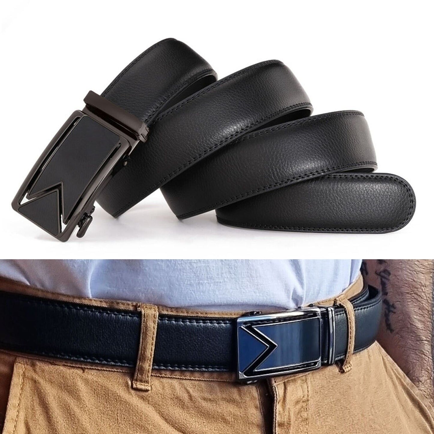 men's leather belts