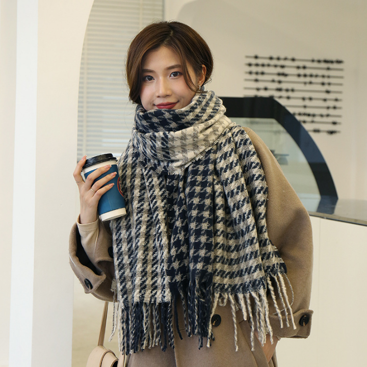 Color Matching Cashmere Warm Scarf