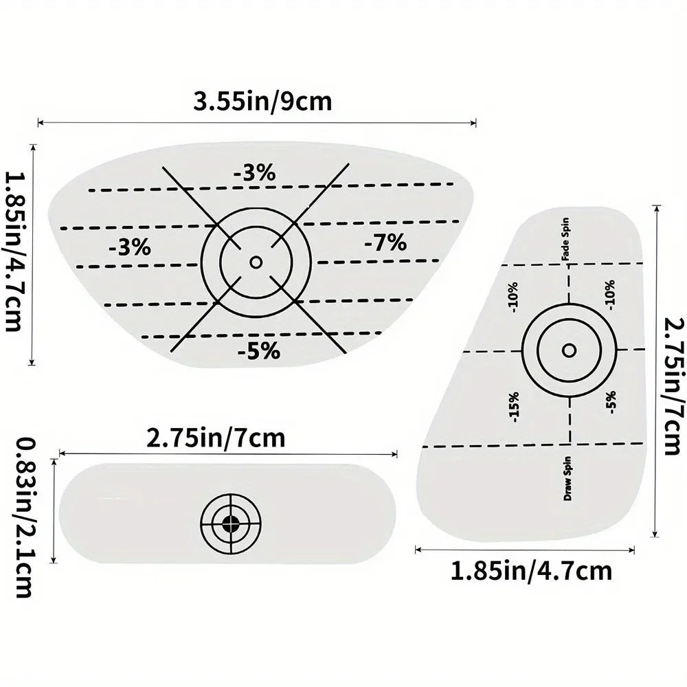 golf impact tape, golf swing training aid, golf club face stickers, golf swing trainer, golf training aids, tour striker smart ball
