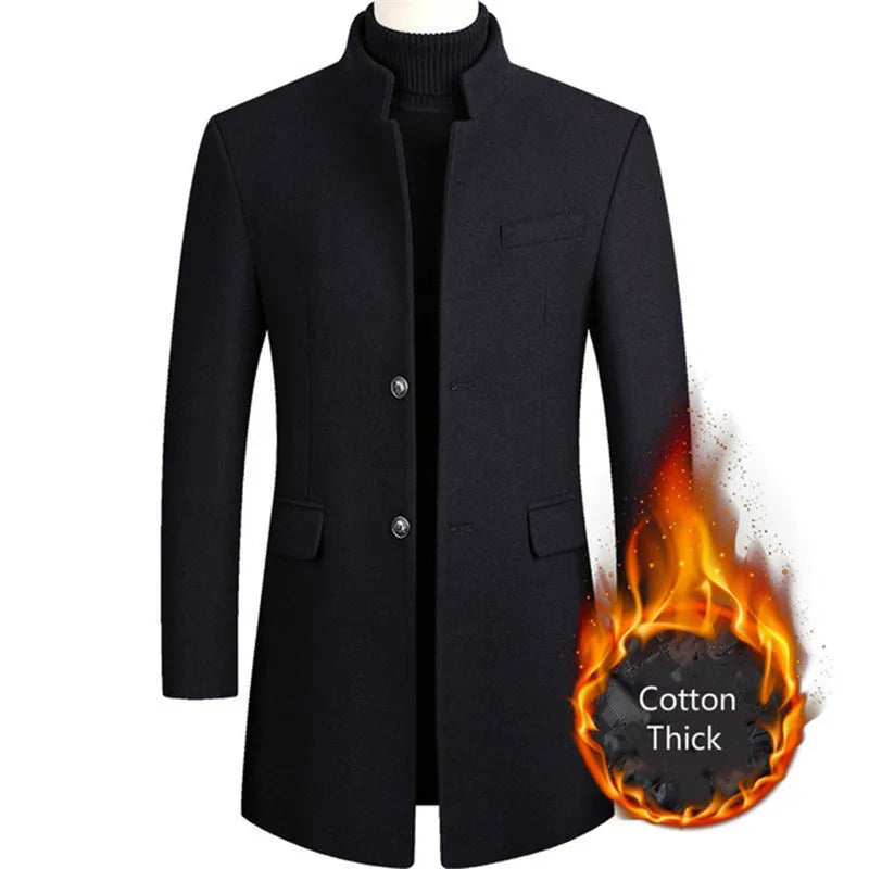 Stylish Slim Fit Woolen Cardigan Jacket for Men