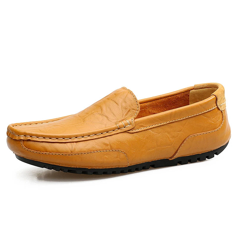 mens leather loafers