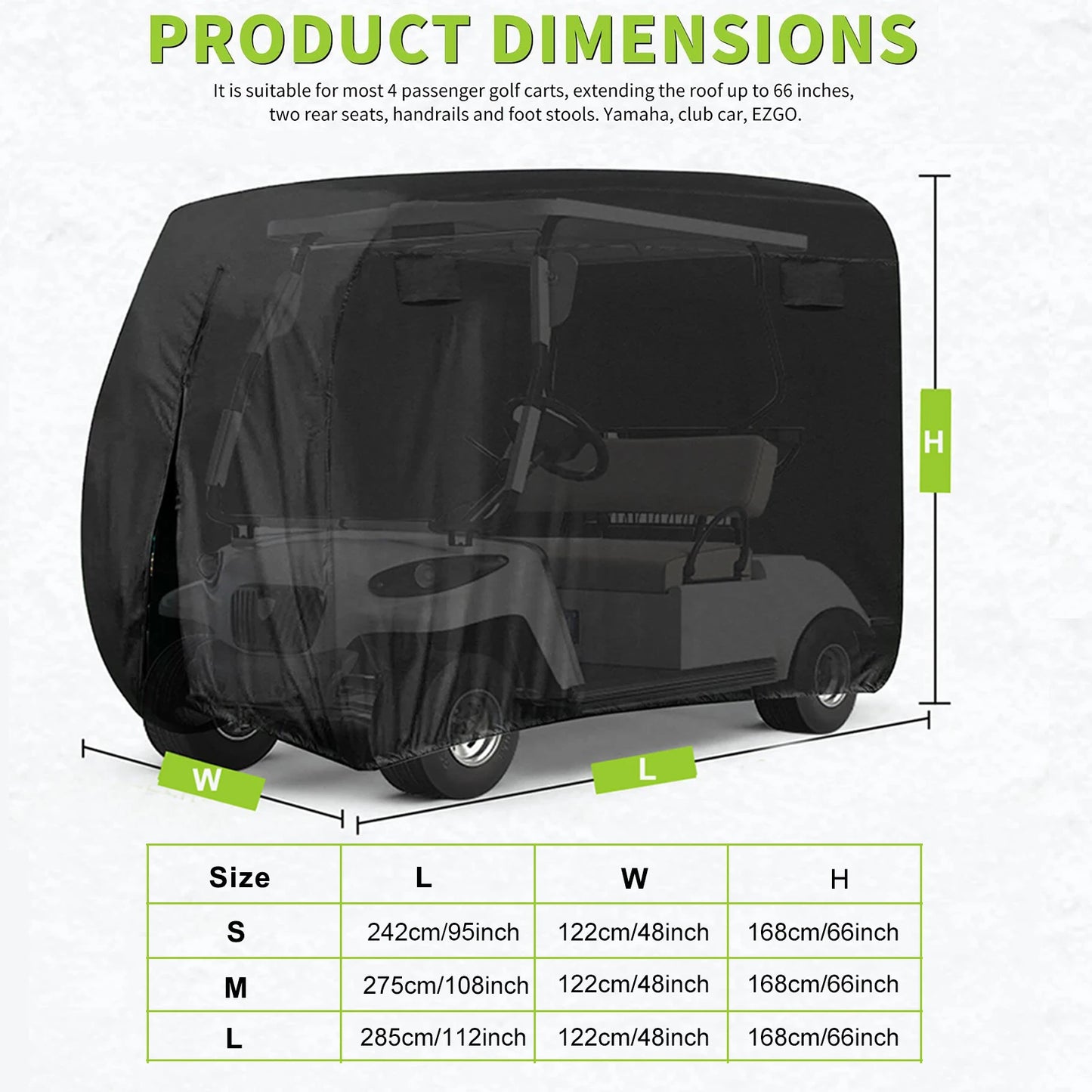 waterproof golf cart cover, heavy duty golf cart cover, golf cart rain enclosure, waterproof golf cart seat covers, golf cart cover for rain, waterproof golf buggy covers, golf buggy rain cover, golf rain cover bag