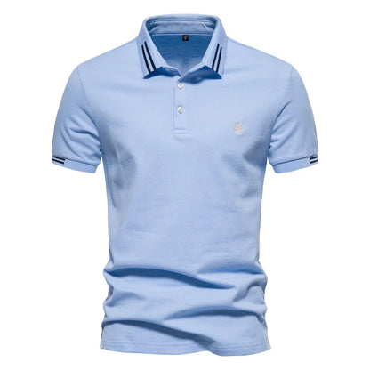 AIOPEON 100% Cotton Polo Shirt
