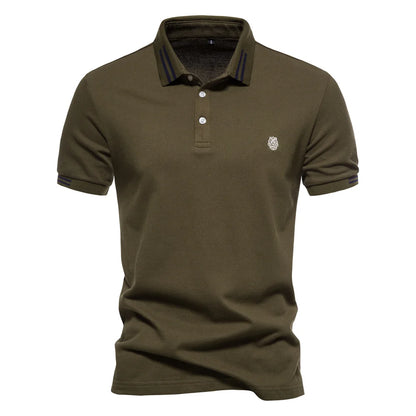 AIOPEON 100% Cotton Polo Shirt
