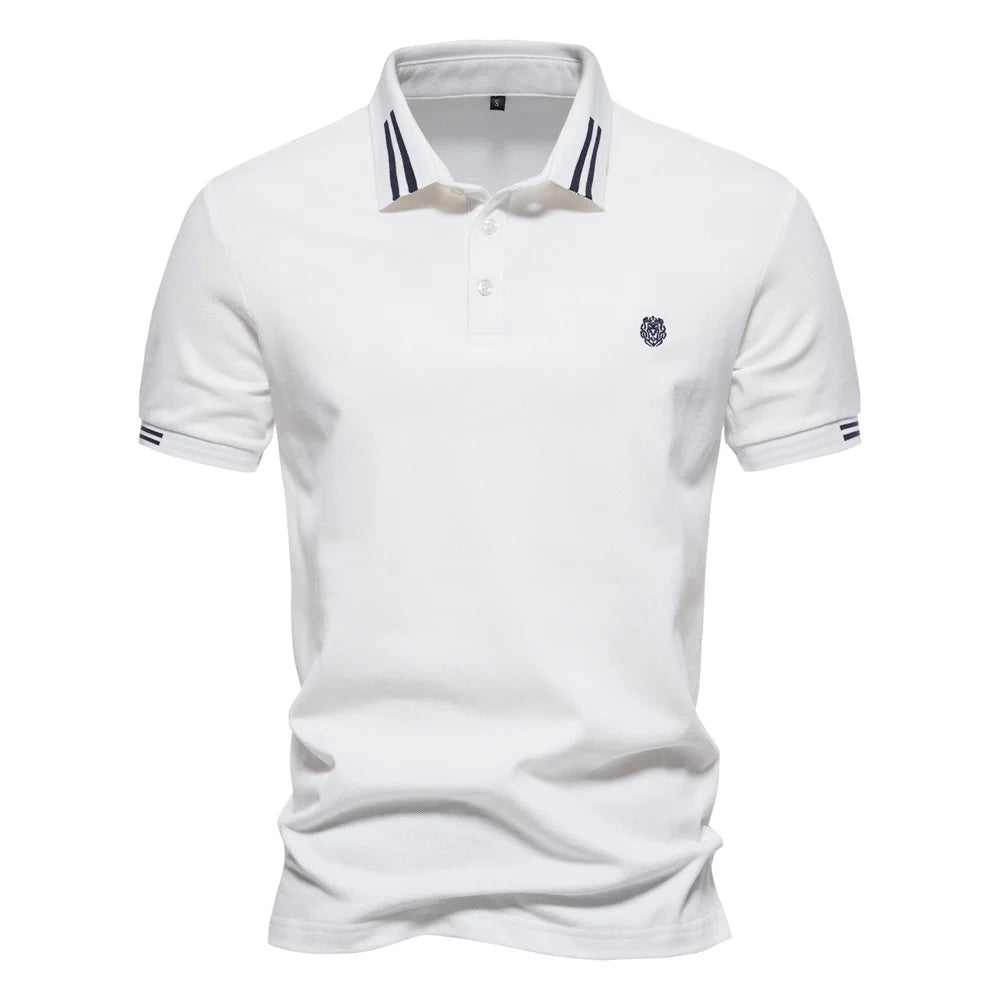 AIOPEON 100% Cotton Polo Shirt
