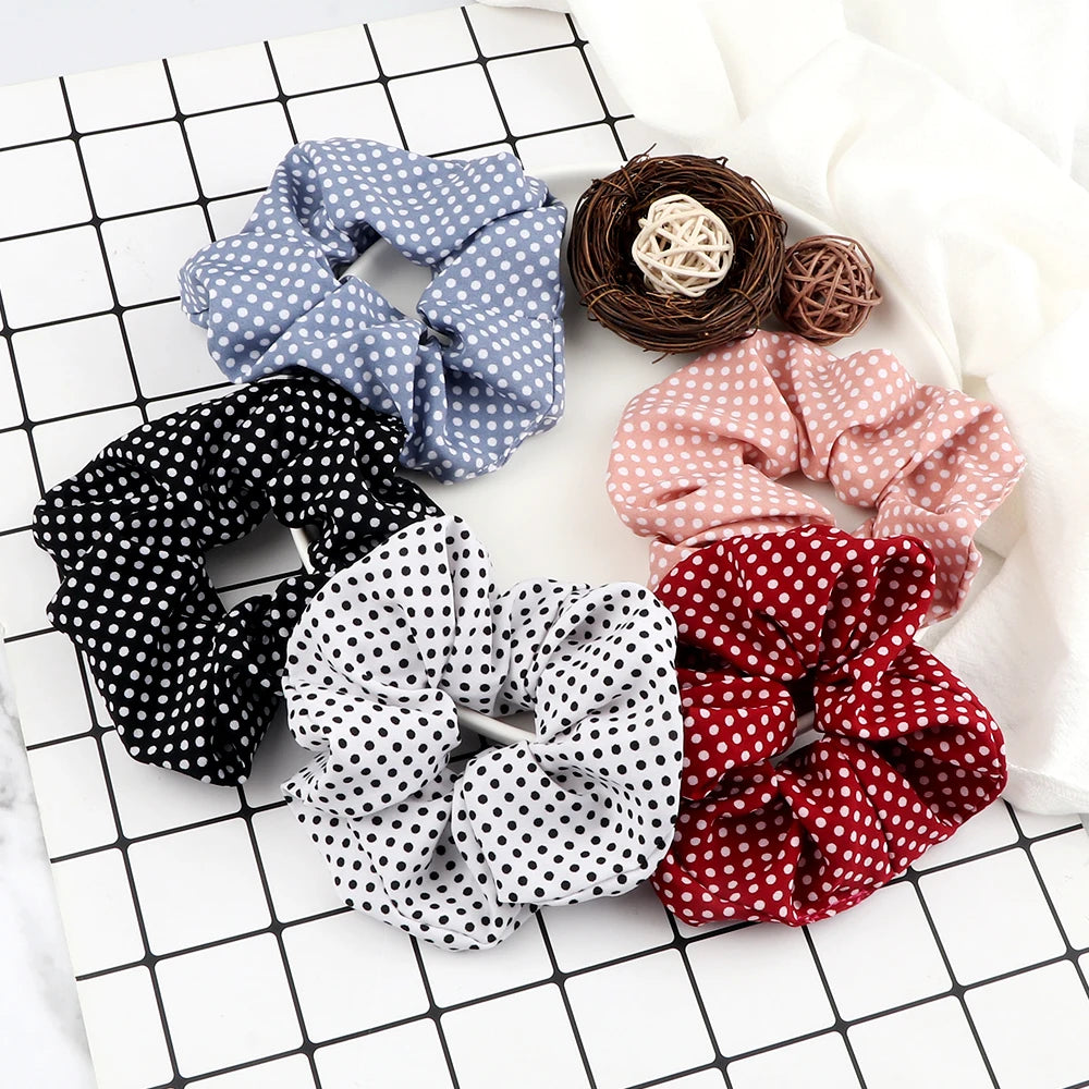 16 Pcs/Set Solid Color Bowknot Hairclips Girls Cute Print Hair Safe Clips