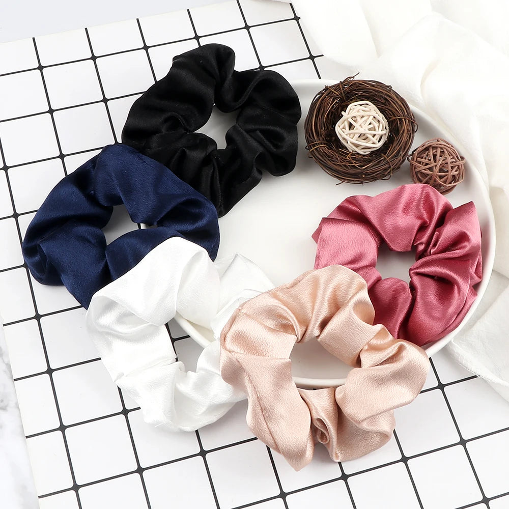 16 Pcs/Set Solid Color Bowknot Hairclips Girls Cute Print Hair Safe Clips