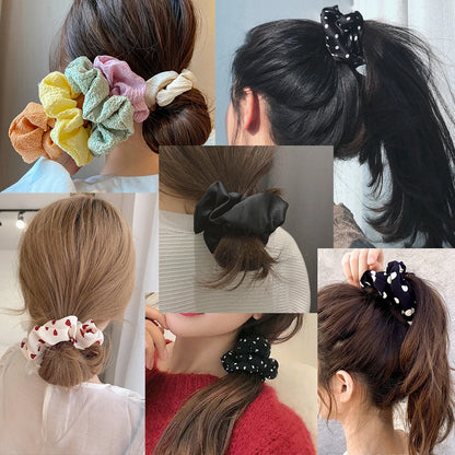 16 Pcs/Set Solid Color Bowknot Hairclips Girls Cute Print Hair Safe Clips