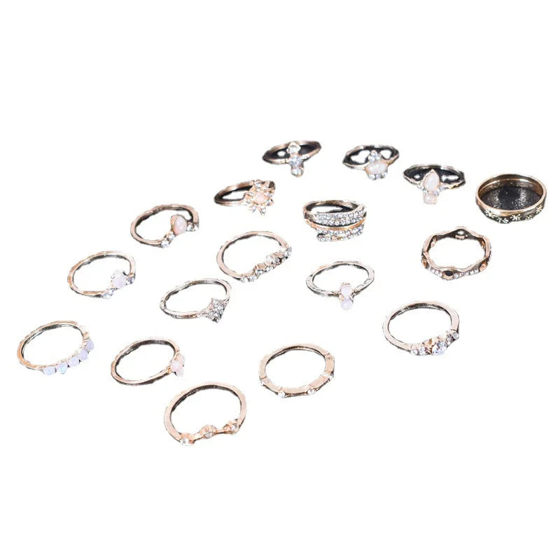 17-piece ring set

