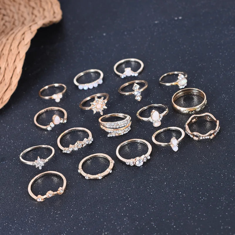 17-piece ring set

