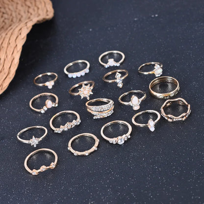 17-piece ring set

