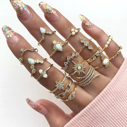 17-piece ring set

