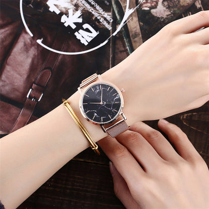 Women Silver & Gold Stainless-steel Watch