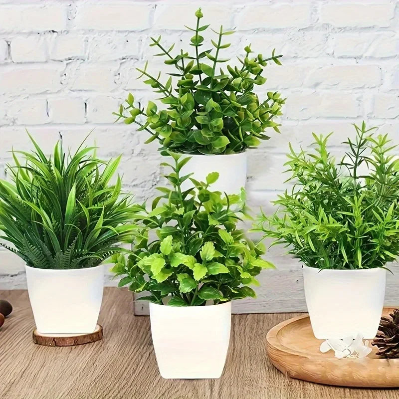1PCS Artificial Potted Plant Home Shelf Decor