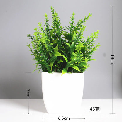 1PCS Artificial Potted Plant Home Shelf Decor