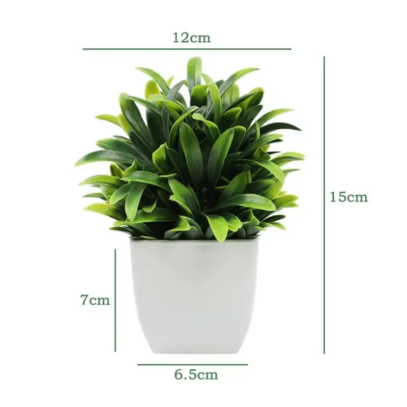 1PCS Artificial Potted Plant Home Shelf Decor