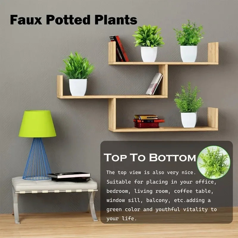 1PCS Artificial Potted Plant Home Shelf Decor