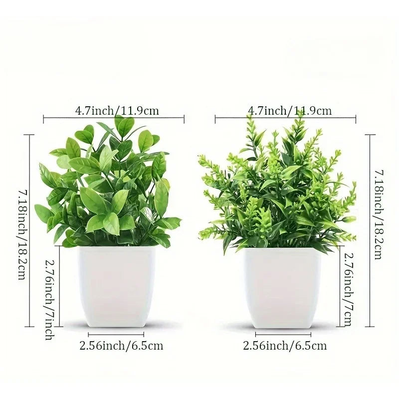 1PCS Artificial Potted Plant Home Shelf Decor