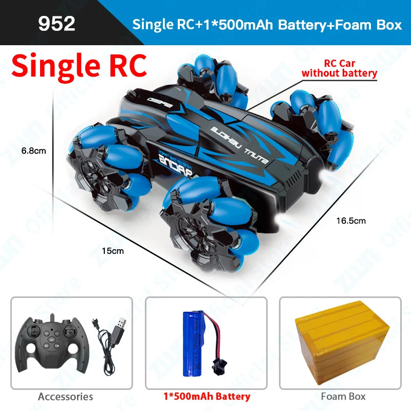 ZWN F1 RC Drift Car With Music Led Lights