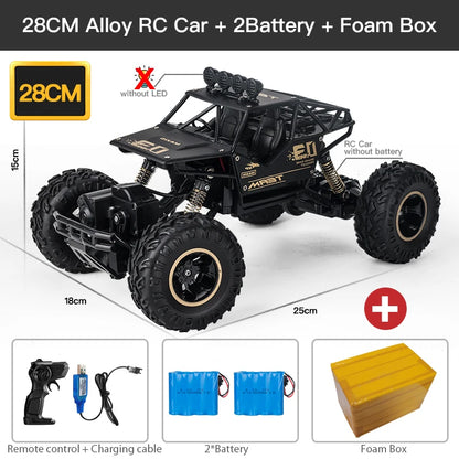 1:16 Scale 4WD RC Car with LED Lights