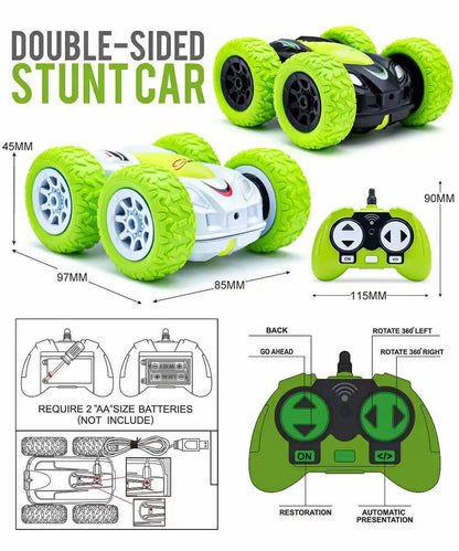 2.4GHz Double-Sided Remote Control Mini RC Stunt Car