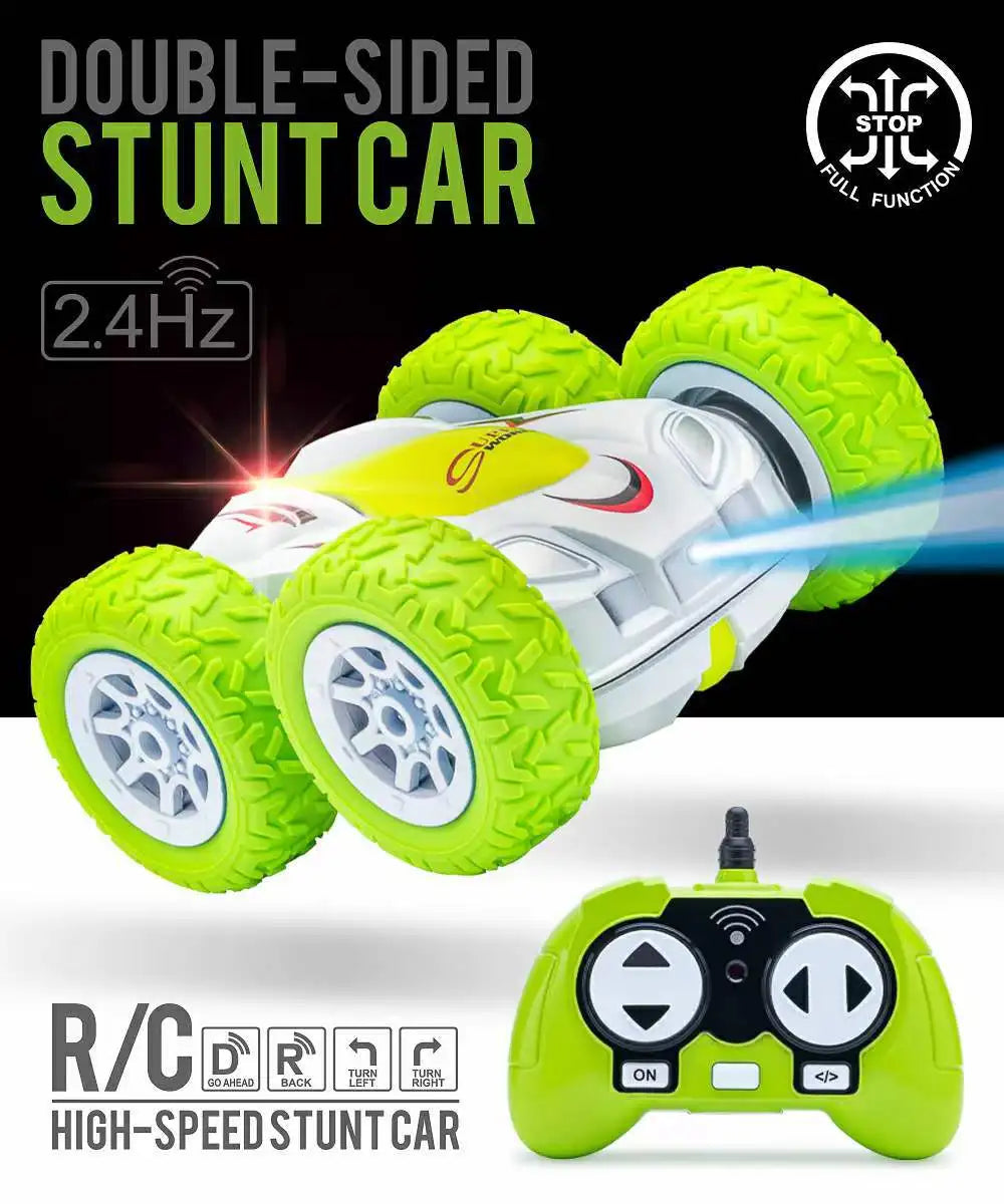 2.4GHz Double-Sided Remote Control Mini RC Stunt Car