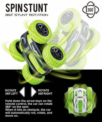 2.4GHz Double-Sided Remote Control Mini RC Stunt Car