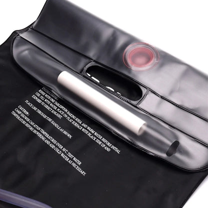 20L Foldable Solar Shower Bag - Outdoor Bath-Heated Water for Camping
