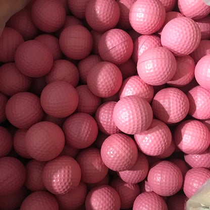 20PCS Yellow PU Foam Golf Balls for Training
