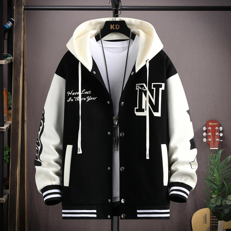 Men hooded jacket

