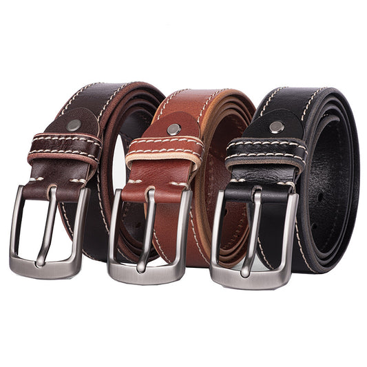 leather belt for buckle
