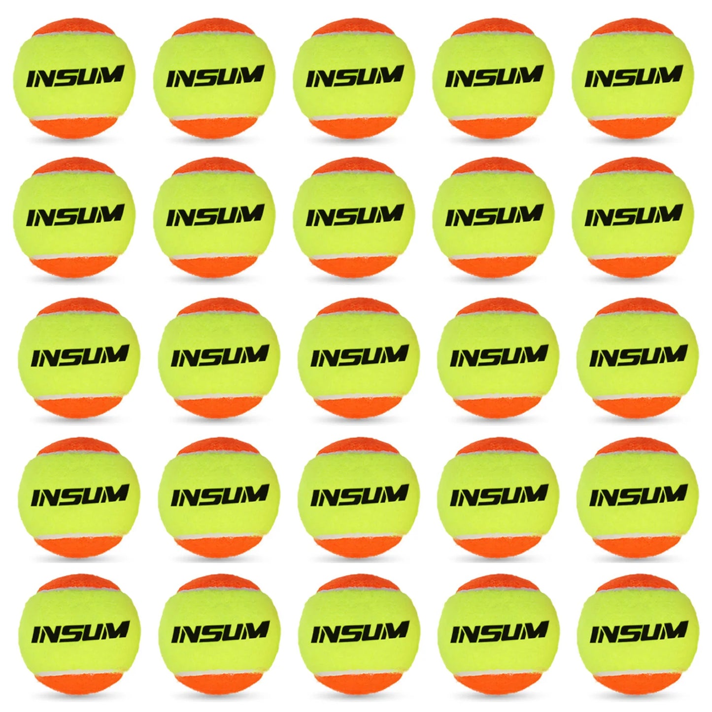 2/6/16/25Pcs Low Compression Padel Tennis Balls