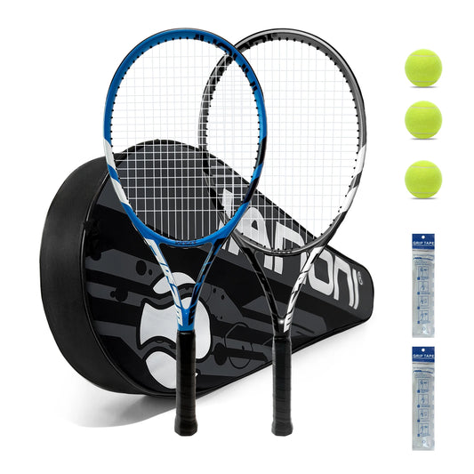 2 Player with 3 Balls Cheap Tennis Racquets