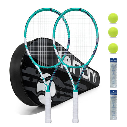 2 Player with 3 Balls Cheap Tennis Racquets