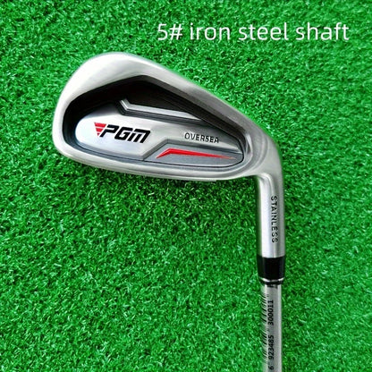 PGM 3-12 Age Children Glof Club No.7 Iron Club Carbon Steel Rod Zinc Alloy Head Kids Beginner Swing Training golf irons JRTIG004
