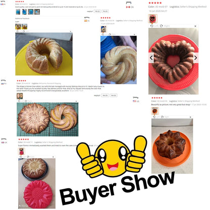 3D Silicone Cake Mold