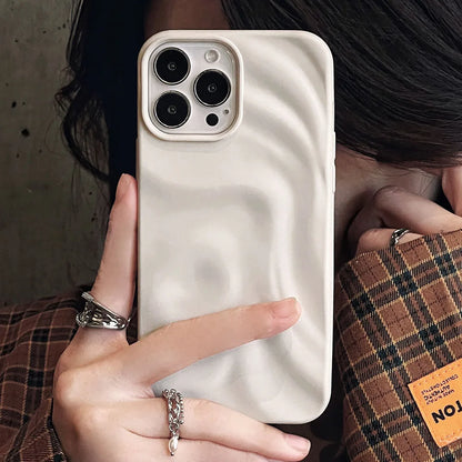 3D Water Ripple Soft Silicone Wave Phone Case