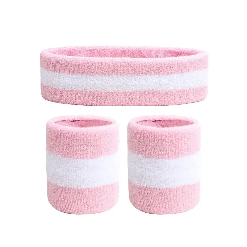 3pcs Outdoor Tennis Elastic Headbands For Men