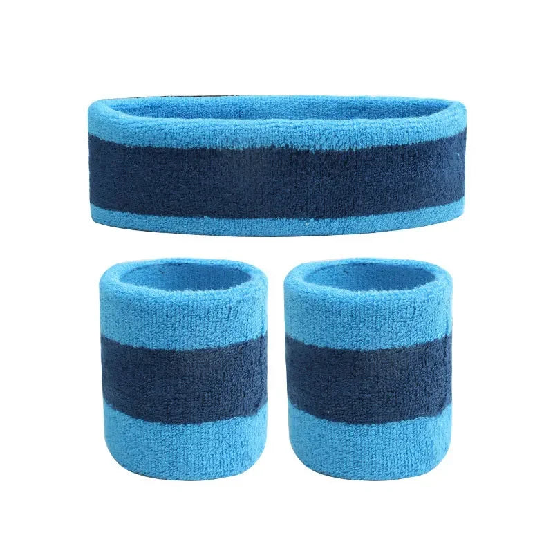 3pcs Outdoor Tennis Elastic Headbands For Men